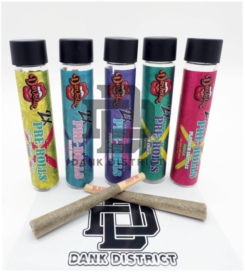 Devour Premium Flower 2g Pre-Rolls 2x