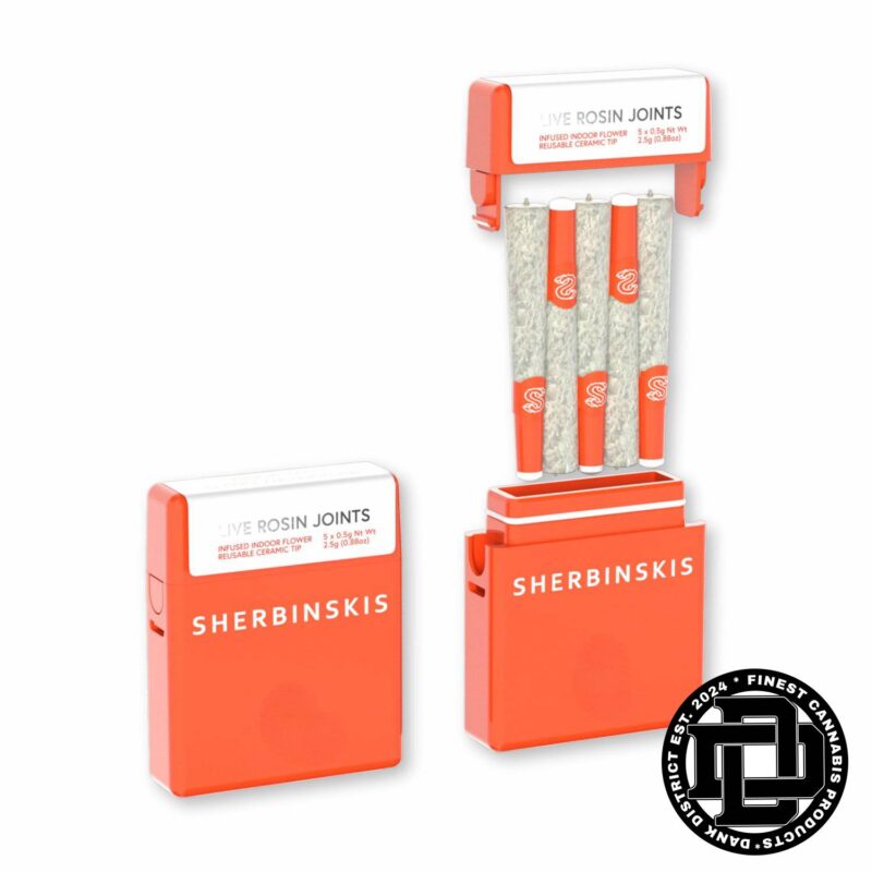 Sherbinskis Live Rosin + Live Diamonds Pre rolls 5PK